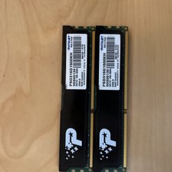 2x8GB DDR3 RAM Patriot PSD316G1600KH
