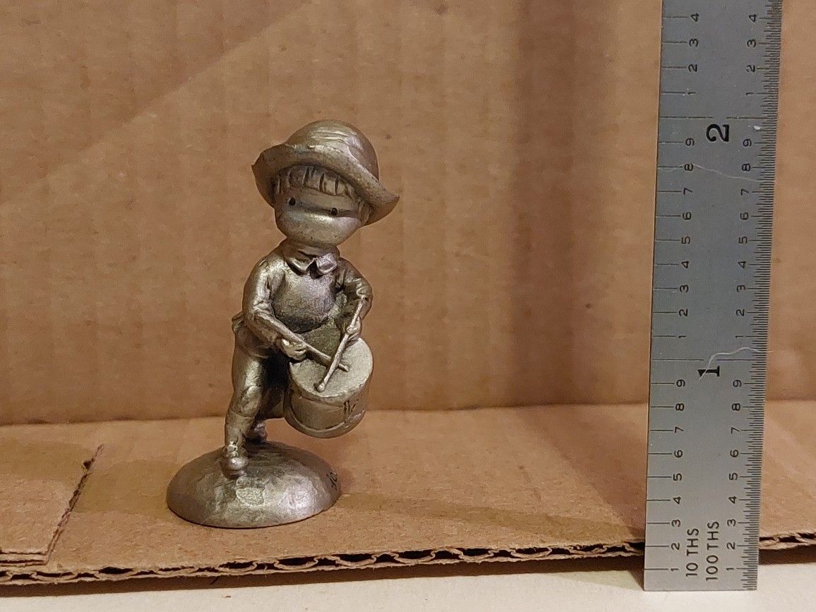 Hallmark Pewter Figurine Little Drummer Boy