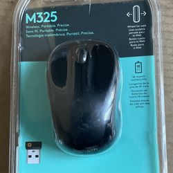 Logitech - M325 Wireless Optical Mouse Nano Receiver Metallic Blue New Sealed