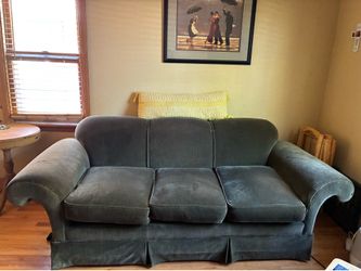 Green couch