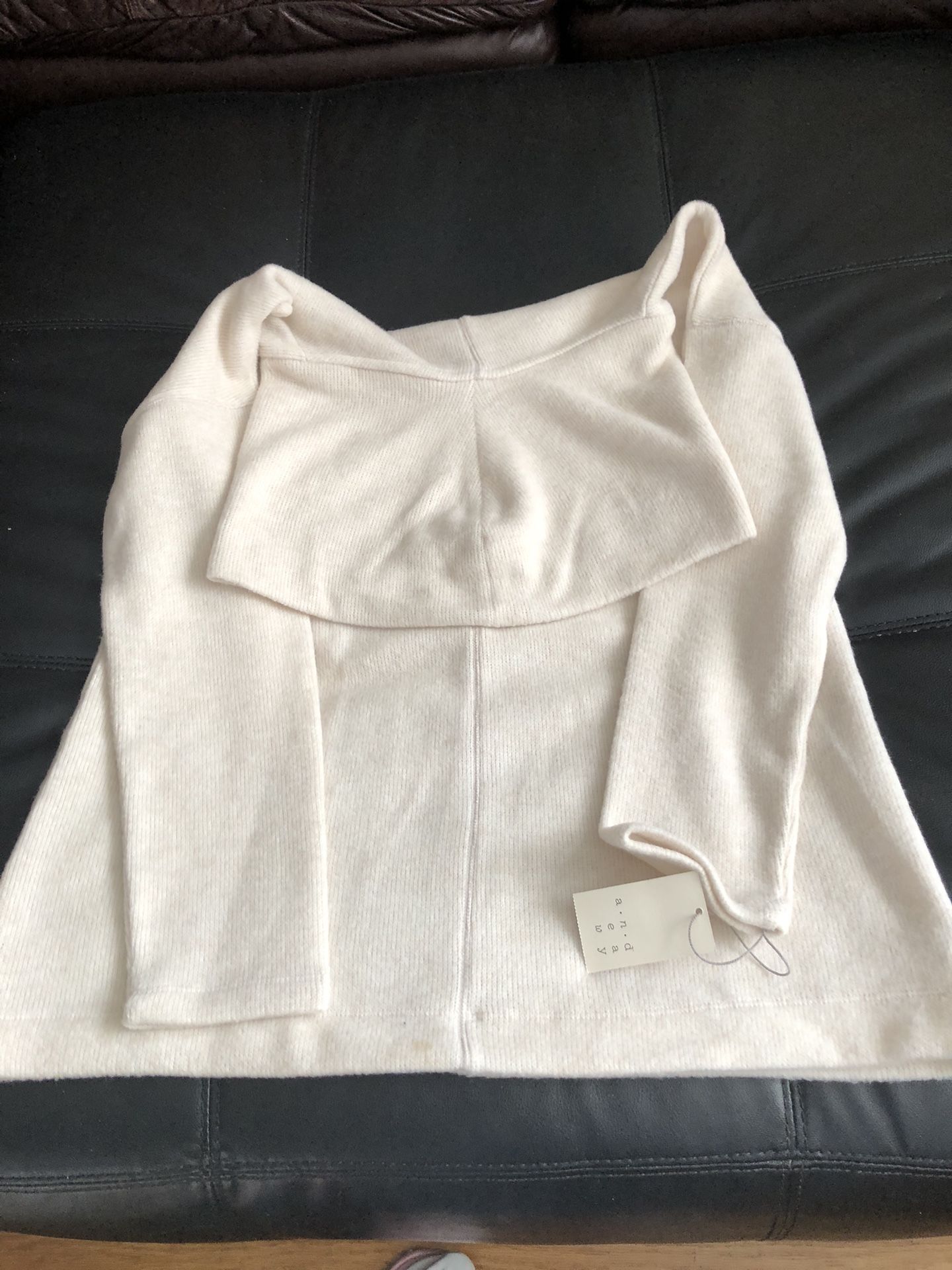 Brand New With Tags Cream Color Turtleneck Sweater