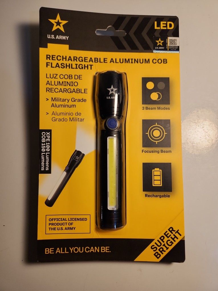 Rechargeable Flashlight W/4 Modes
