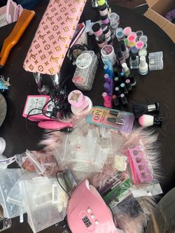 Large Nail Art Supply Lot