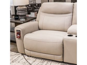 Axis Edge Gray LAF Zero Wall Power Recliner