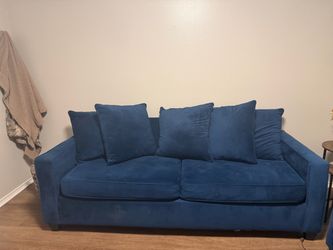 Navy blue 3 seater couch