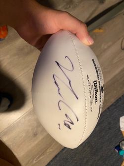 Signed football