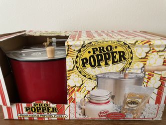 Brand New Stovetop Popcorn Popper In Red