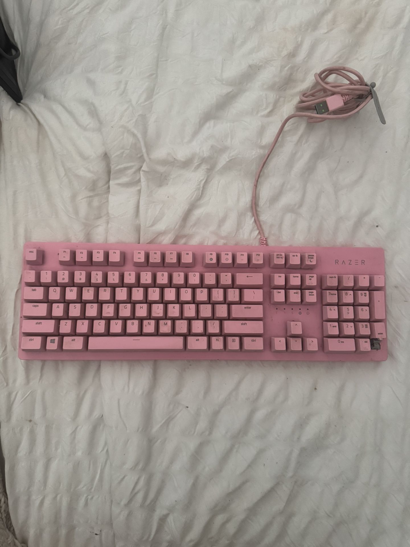 Pink Razer Keyboard