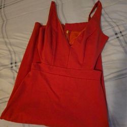 Womens Open Back Cocktail Dress - M
