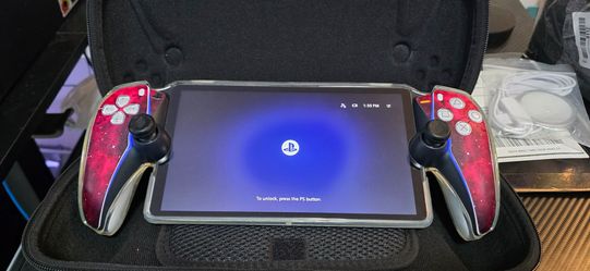 Playstation Portal with accessories