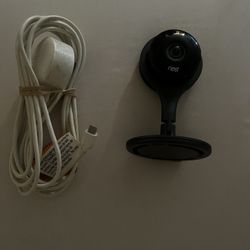 Nest Cam QR Code On Back For App With Charger