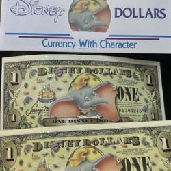 RARE Disney Dollars