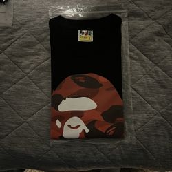 Red Camo Bape Tee 