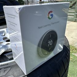 GOOGLE NEW LEARNING THERMOSTAT UNOPENED 