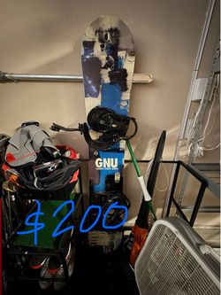 GNU Snowboard and bindings