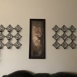 Home Decor Wall Decor Candle Holders Wall Frame Art