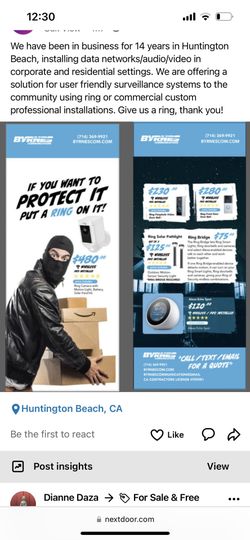 Ring Camera Installations