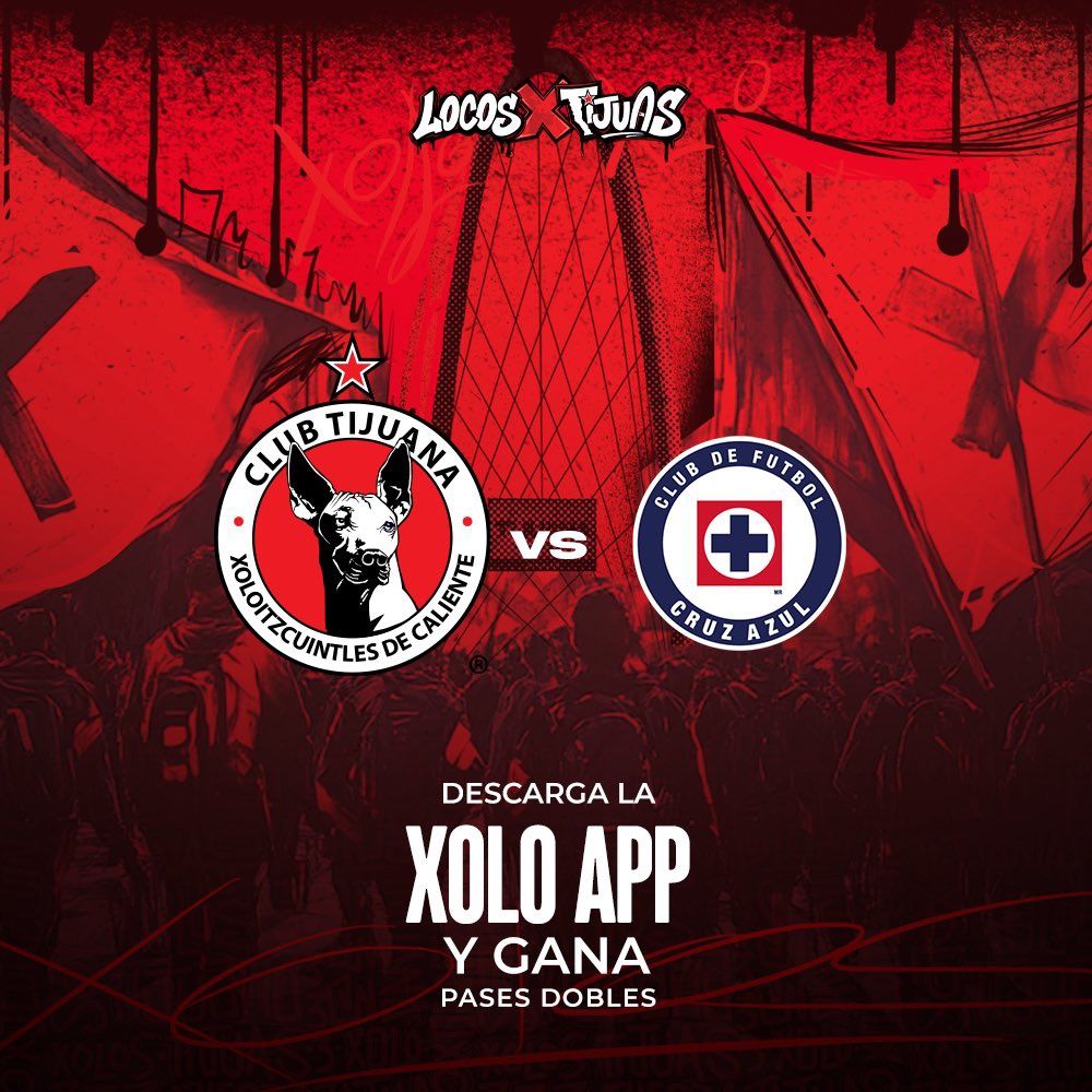 Cruz Azul vs Xolos Zona 1