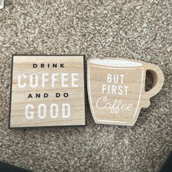 Coffee Bar Signs Home Decor