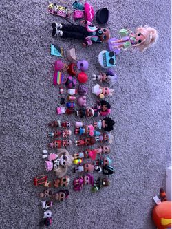 LoL dolls collection, pets and OMGs