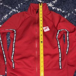 Kids Air Jordan Jump Man Track Jacket MED 10-12yrs Full Zip Red & Black