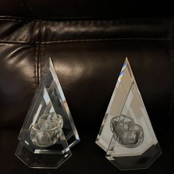 Glass Candle Holders