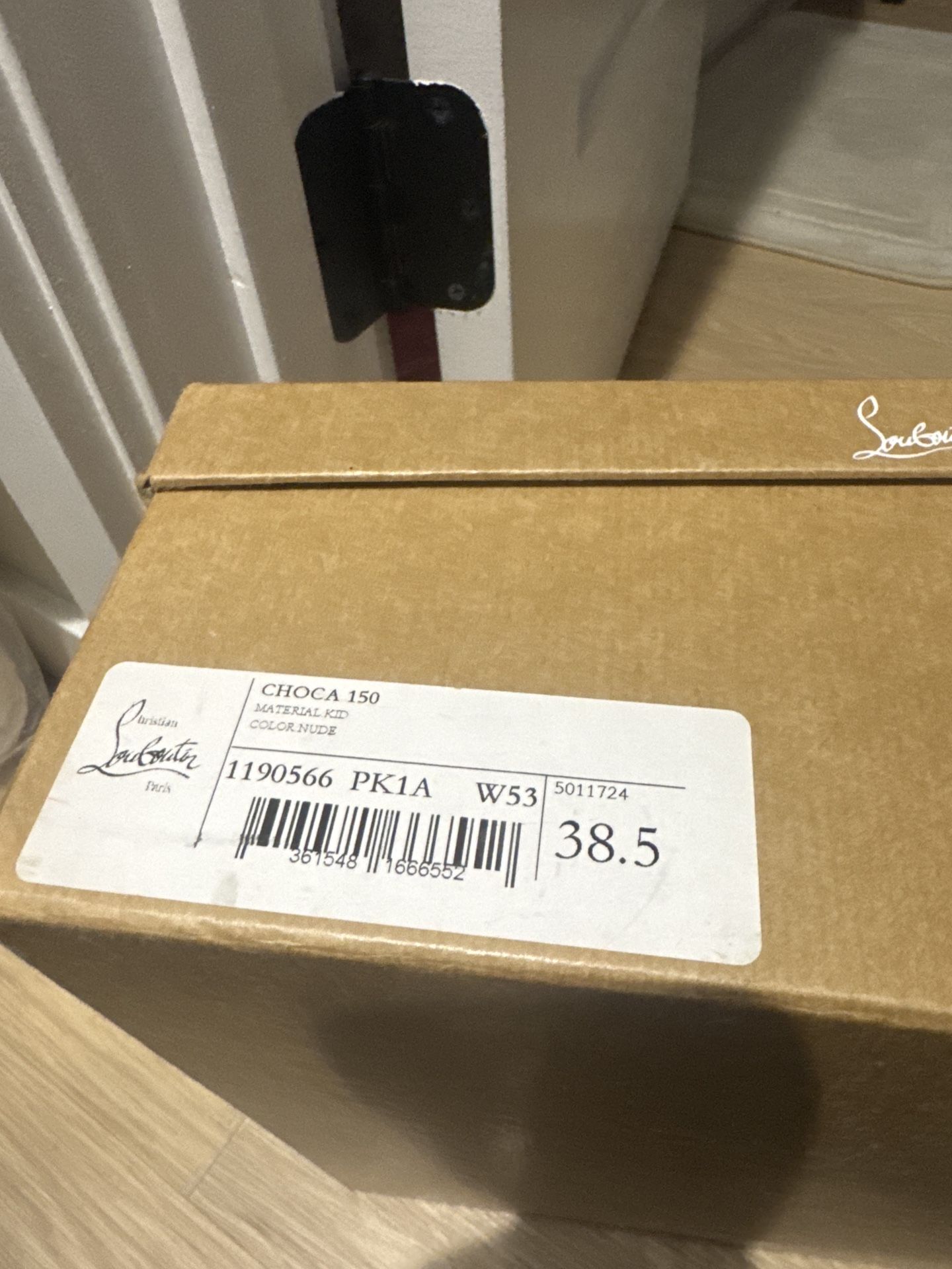Christian Louboutin Choca 150 Nude Platform Heels – Size 38.5 (US 8-8.5)