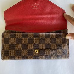 Authentic Louis Vuitton Josephine Damier Wallet  G12195