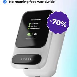 Ryoko Pro High-Speed Portable 4G LTE Wi-Fi Router NEW Sealed