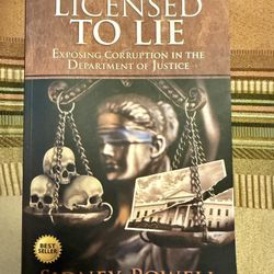 “Licensed To Lie” by Sidney Powell