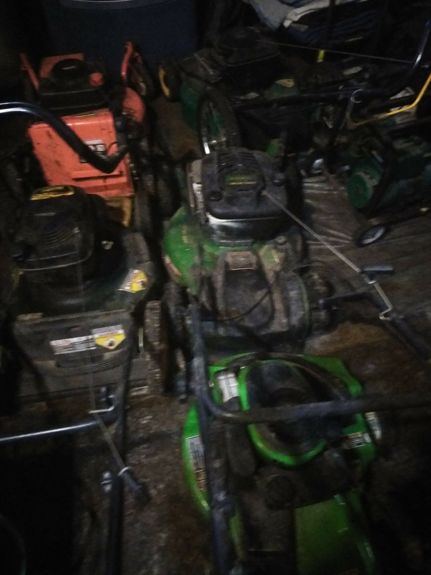 5 to 10 Used Lawn mower some working / some not