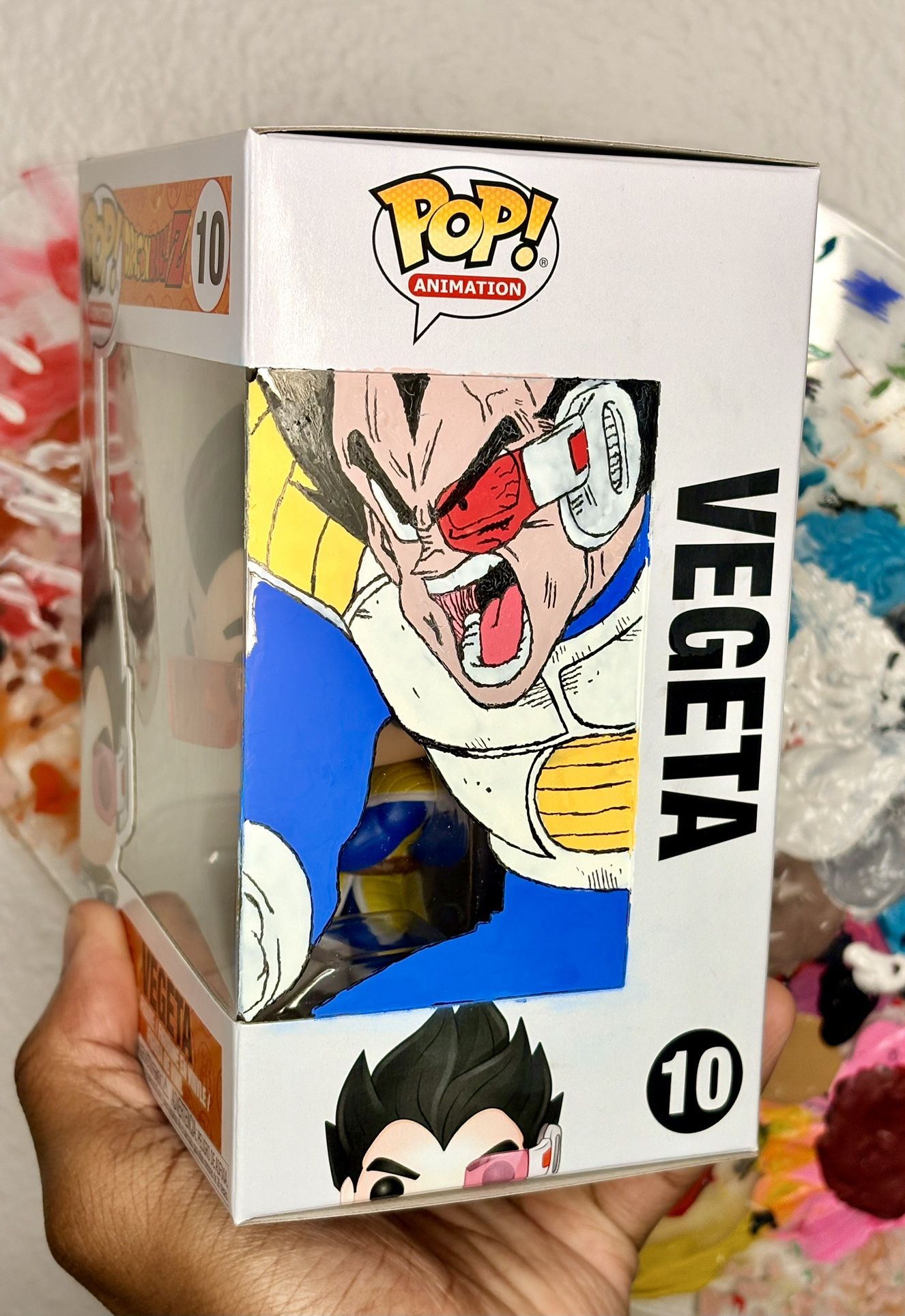 Vegeta Custom Art Funko Pop