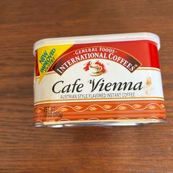 DTG general foods international coffee’s Café, Vienna, Austrian coffee drink mix sealed