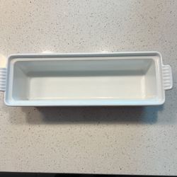 Le Cruiser #32 Orange Flame Enamel Cast Iron Pate Terrine Loaf Pan Lid France