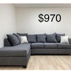 Gorgeous Sectional with Accent Pillows