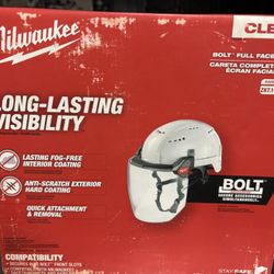 Milwaukee Bolt Full Face Shield Clear