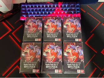 One Piece Card Game – OP-16 The Time of Battle Double Pack Set Vol. 11 (Lot of 6)