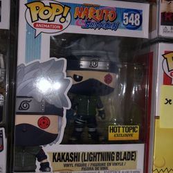 Kakashi Lightning Blade Naruto Hot Topic Exclusive Funko Pop