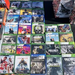 Xbox, Ps4/5 Video Games 