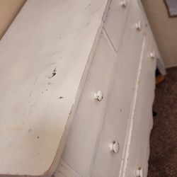 Older White Wooden Dresser