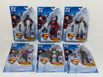Spin Master 2025 DC Superman Movie 6" Action Figure Set of 6 plus one Extra Tobit Figure