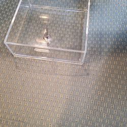 Plexiglass Box With Lock