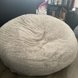 Grey bean Bag Lounge Chair