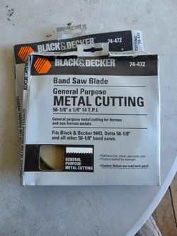Black and Decker Band Saw Blade 74-472