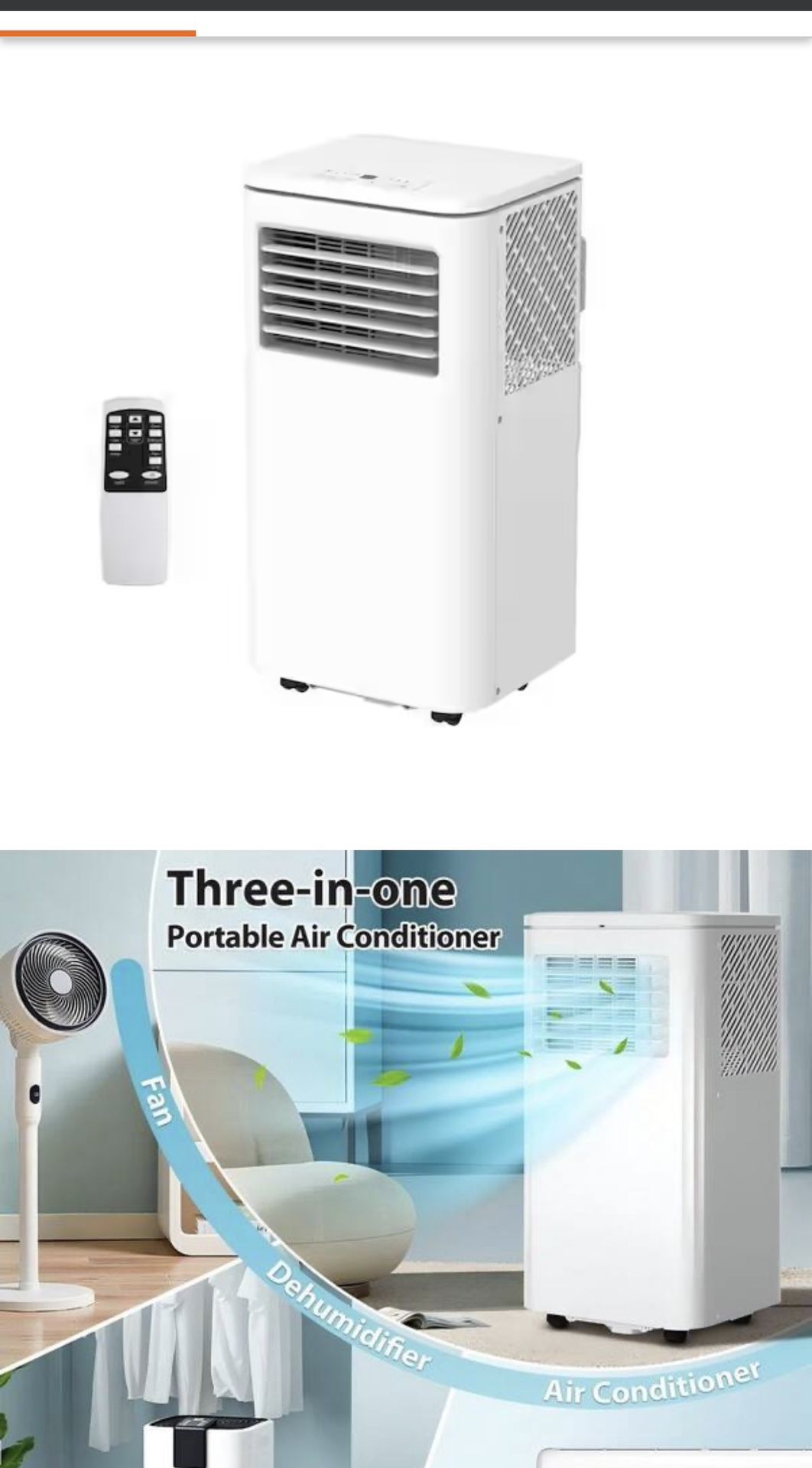 Mobile Air Conditioner/fan/dehumidifier