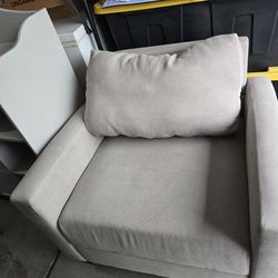 Grey sitting chair