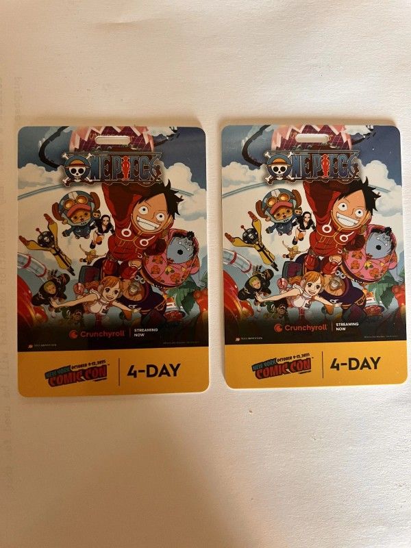 2025 New York Comic Con ( NYCC ) - x2 4-Day Badge