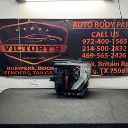 GMC SIERRA 2500 2024 LH HEADLIGHT OEM 