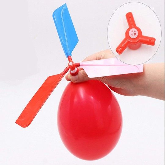 Colorful Balloon Helicopter Toy Set Of 12 Pcs. Easter Gifts, Treasure Box Toys