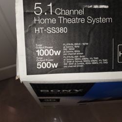 Sony 5.1 Channel Home Theater System HT-SS380